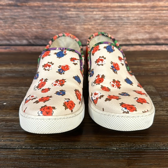 Coach Women Parkside Slip On Floral Leather Low Top, Size 10B! - Picture 2 of 9